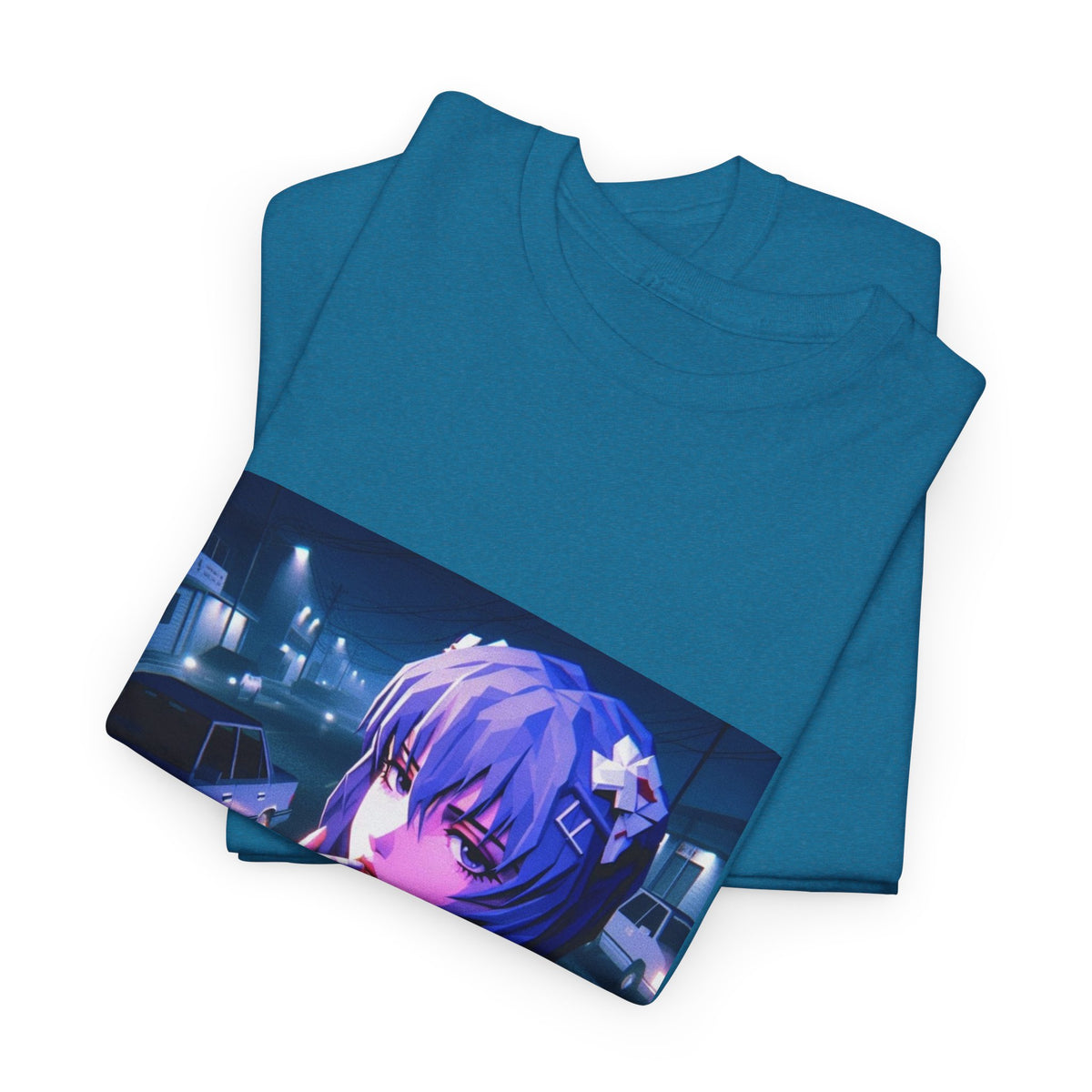 Rei Ayanami Riding GTA Streets Tee