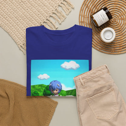 Rei Ayanami Gaming with Cinnamoroll Tee