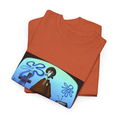 Drip Squidward Chilling In His Pad Tee