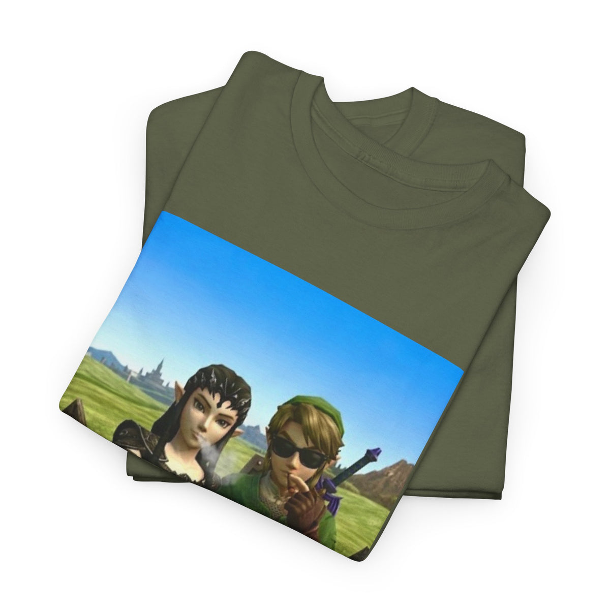 Link And Midna Smoking Blunts Tee