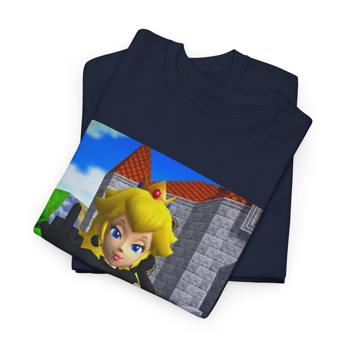 Princess Peach Flipping Off With Mario