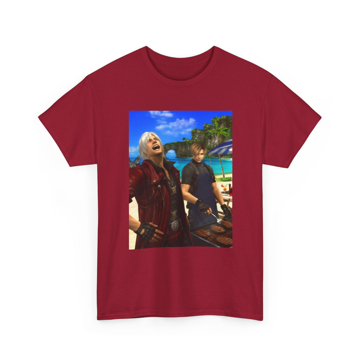 Dante And Leon Grilling On The Beach