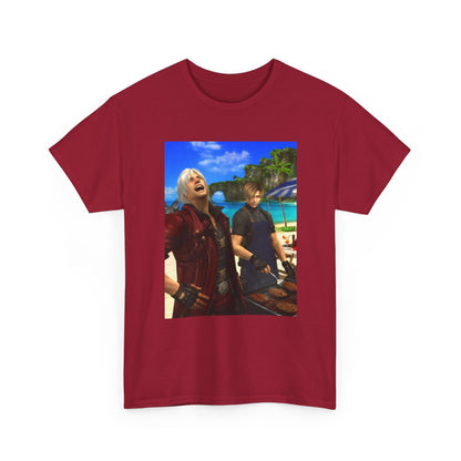 Dante And Leon Grilling On The Beach