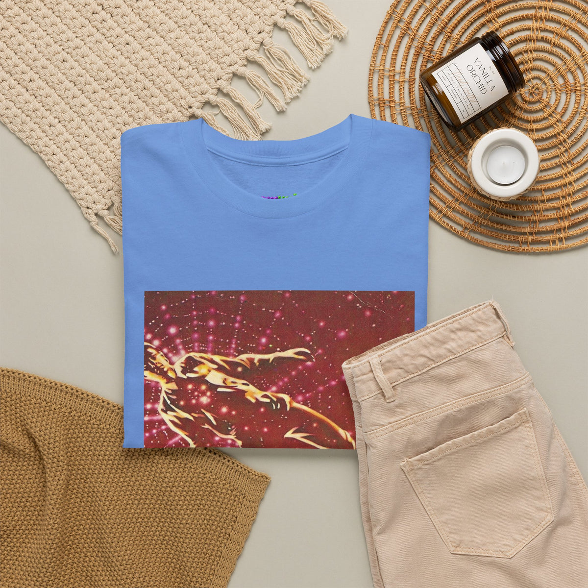 Dispersed Text Graphic Tee