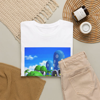 Yoshi and Dry Bones Flipping The Bird Tee (Design 4)