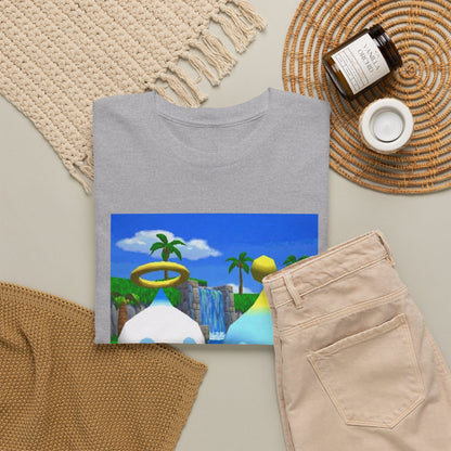 Chao Flipping Off In Paradise Tee