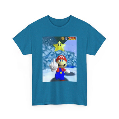 Mario Flips The Bird In Icy World Tee