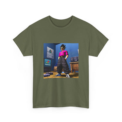 Y2K Vegeta Chilling With PlayStation Tee