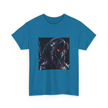Chrome Dark Elf With Glowing Eyes Tee
