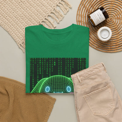 Wireframe Bunny Flips The Bird Tee