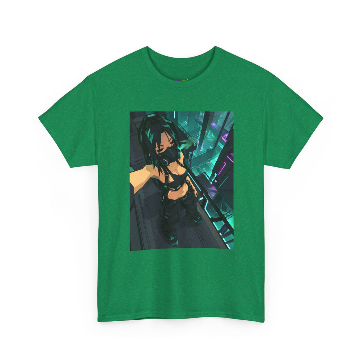 Midnight Ember Leaf Graphic Tee