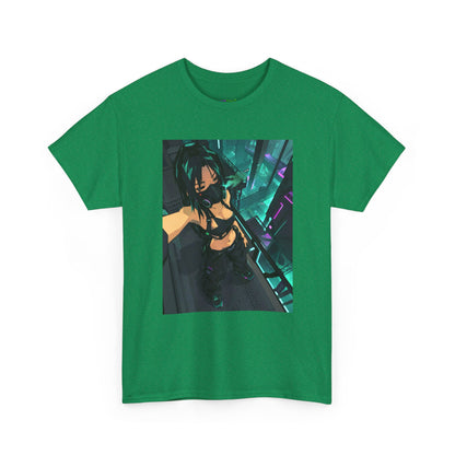 Midnight Ember Leaf Graphic Tee