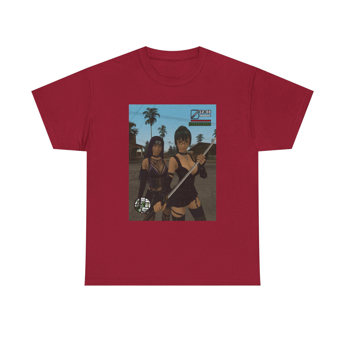 GTA-Inspired Girls With Katanas Tee
