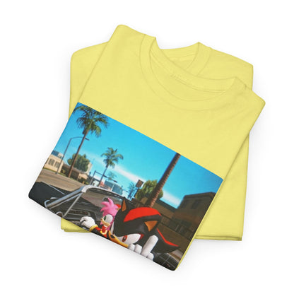 Shadow The Hedgehog Driving With Attitude Tee