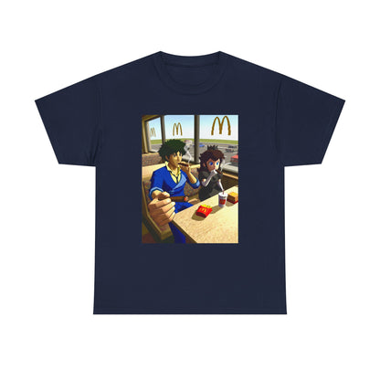 Spike Spiegel And Bowser Jr. Smoking Tee