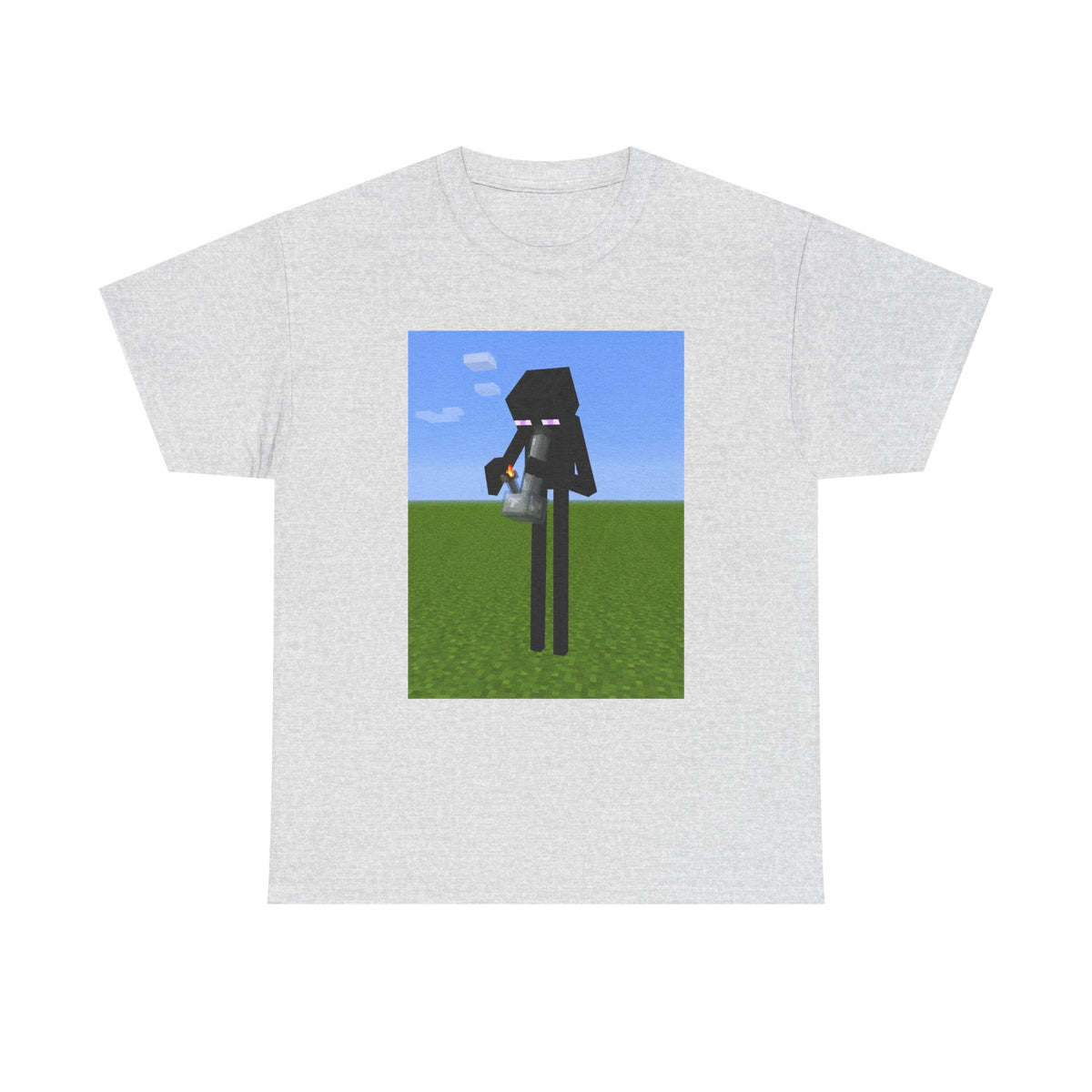 Enderman Lighting Up A Bong Tee