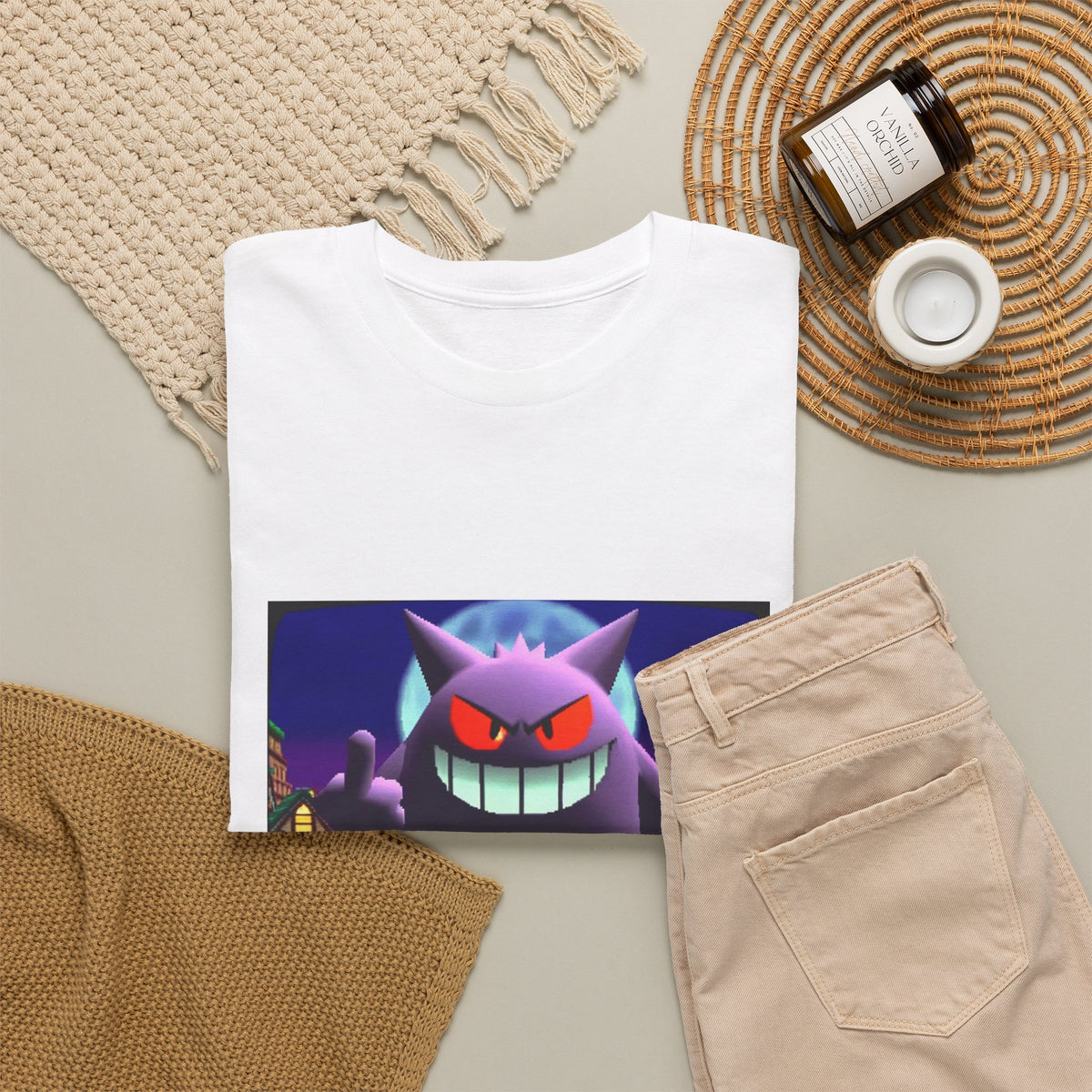 Gengar Flipping Off Villager Tee