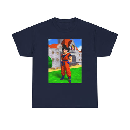 Goku Blazing Outside Peach's Castle Tee