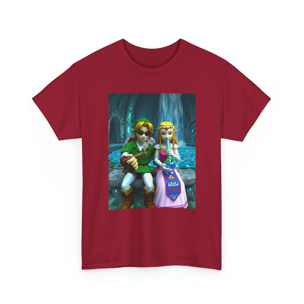 Link And Zelda Hitting The Stash