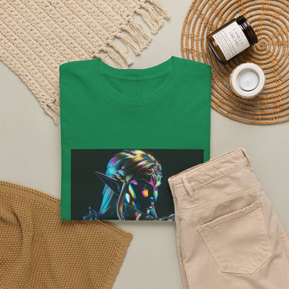 Holographic Elf Princess Chrome Armor Tee