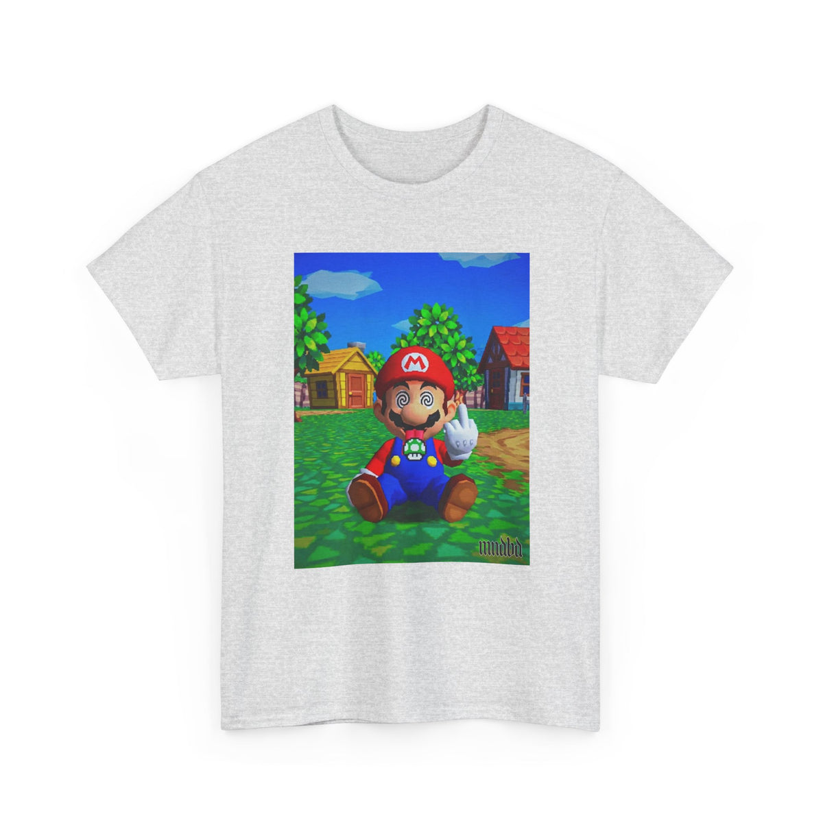 Mushroom-Tripping Mario Flips The Bird Tee