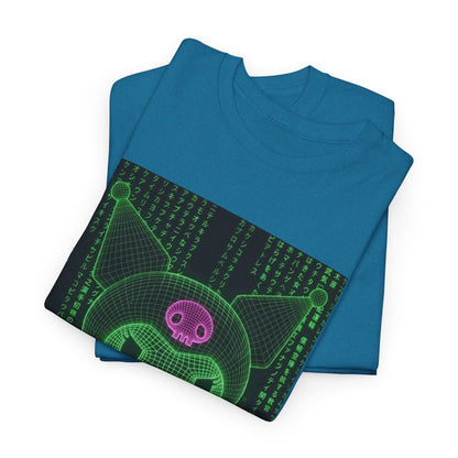 Wireframe Kuromi Flipping The Bird Tee
