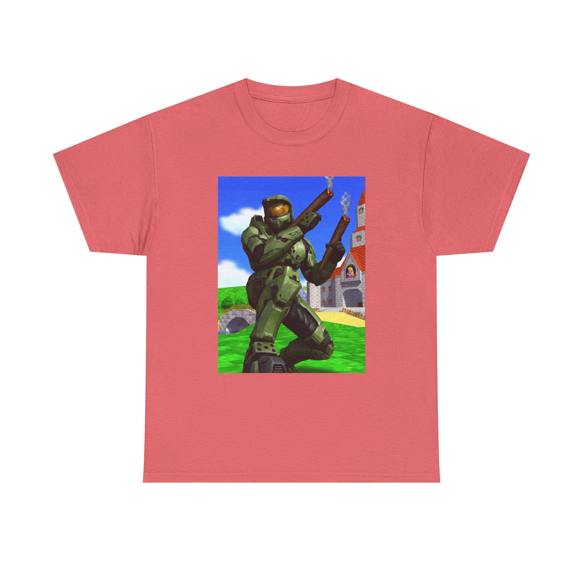 Master Chief Blazing In Mushroom Kingdom