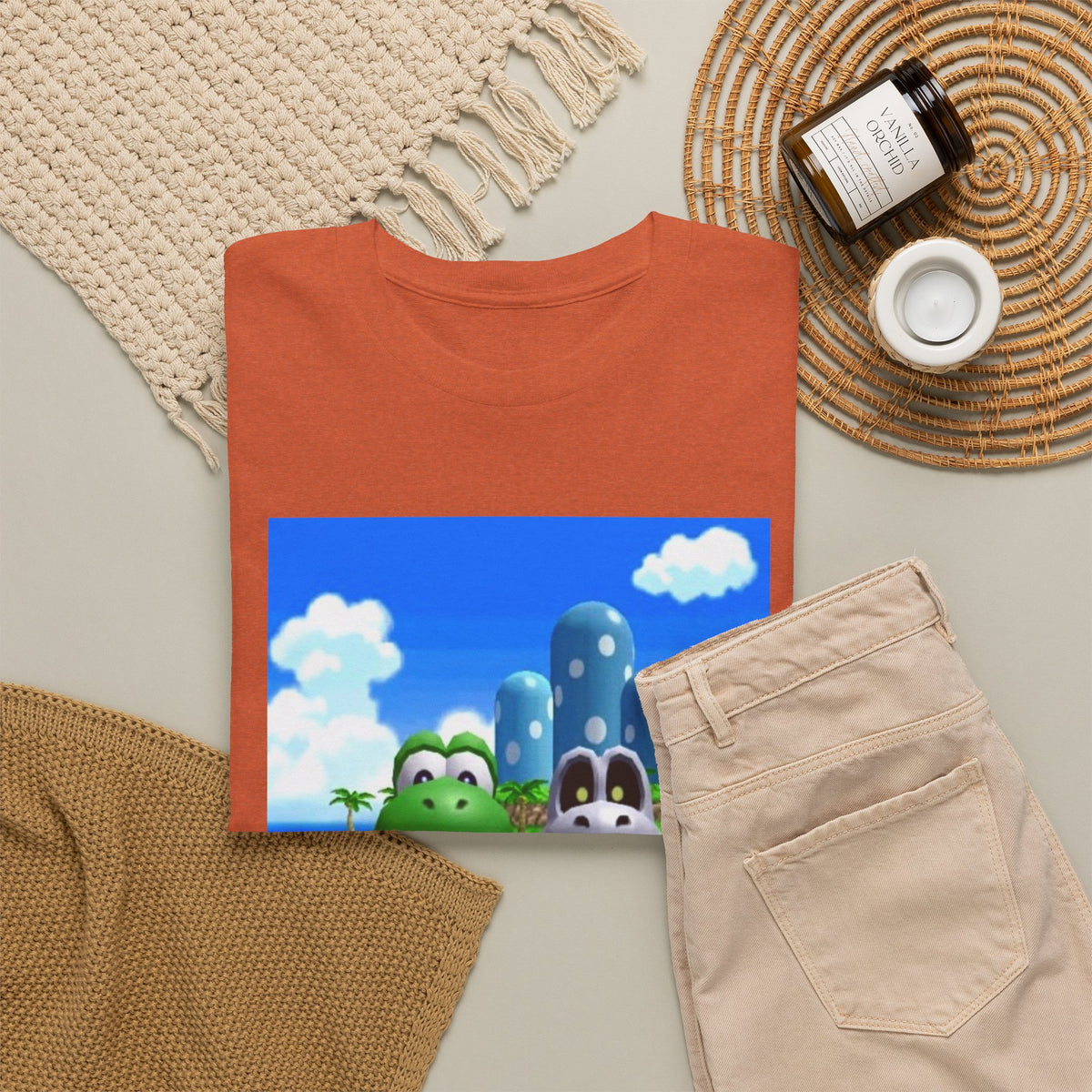 Yoshi And Dry Bones Flipping The Bird (Design 3)