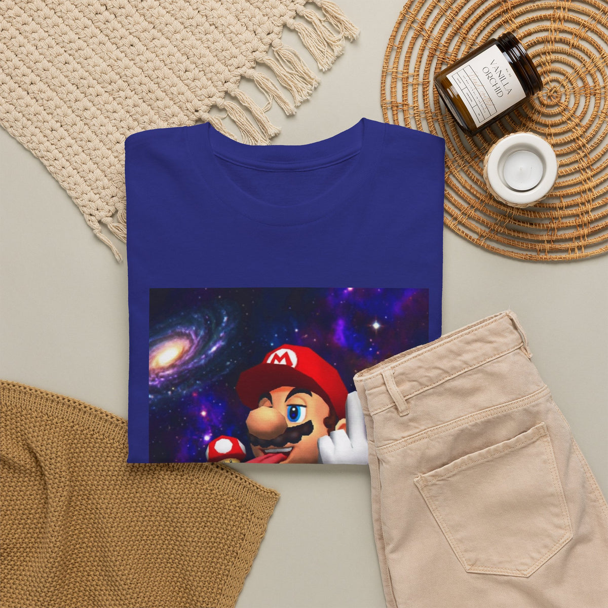 Mushroom-Tripping Plumber Gives The Finger Tee