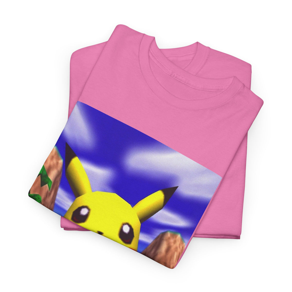 Pikachu Giving The Finger On An N64 Island