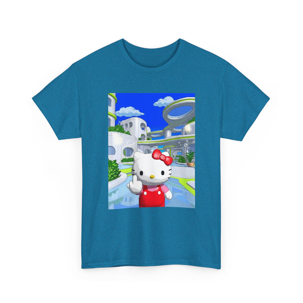 Aero Kitty Flipping The Bird Tee