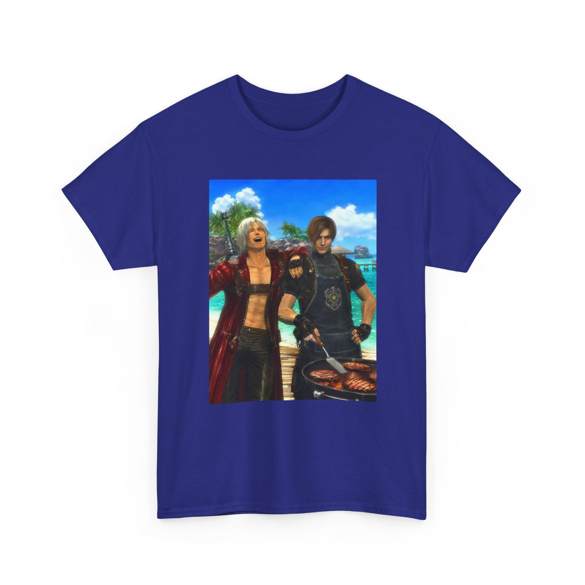 Dante and Leon Grilling Island Burgers Tee