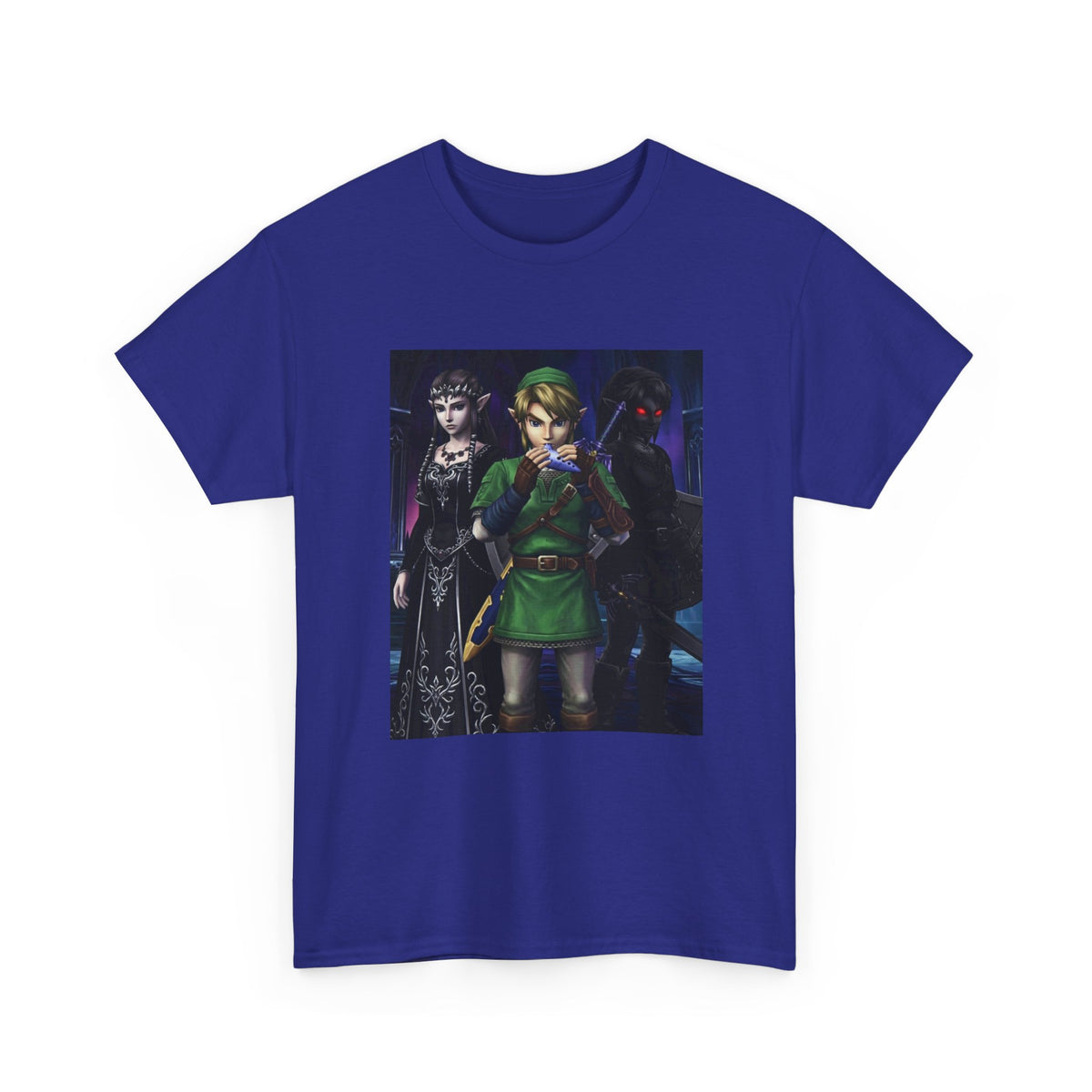 Link Playing Ocarina With Dark Companions Tee