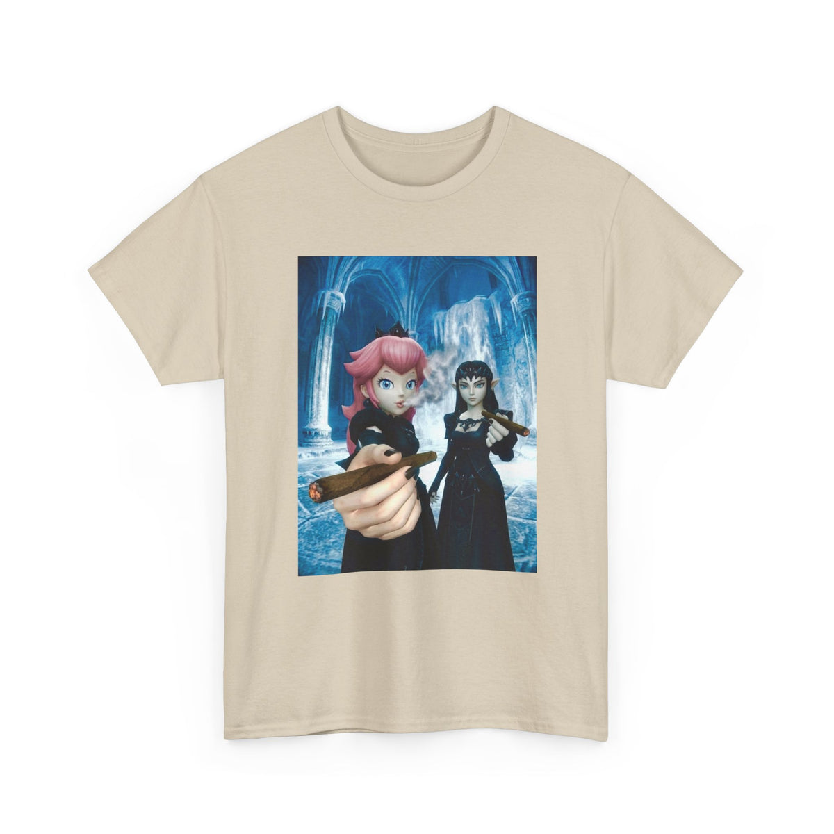 Gothic Princesses Puffing Cigars Tee
