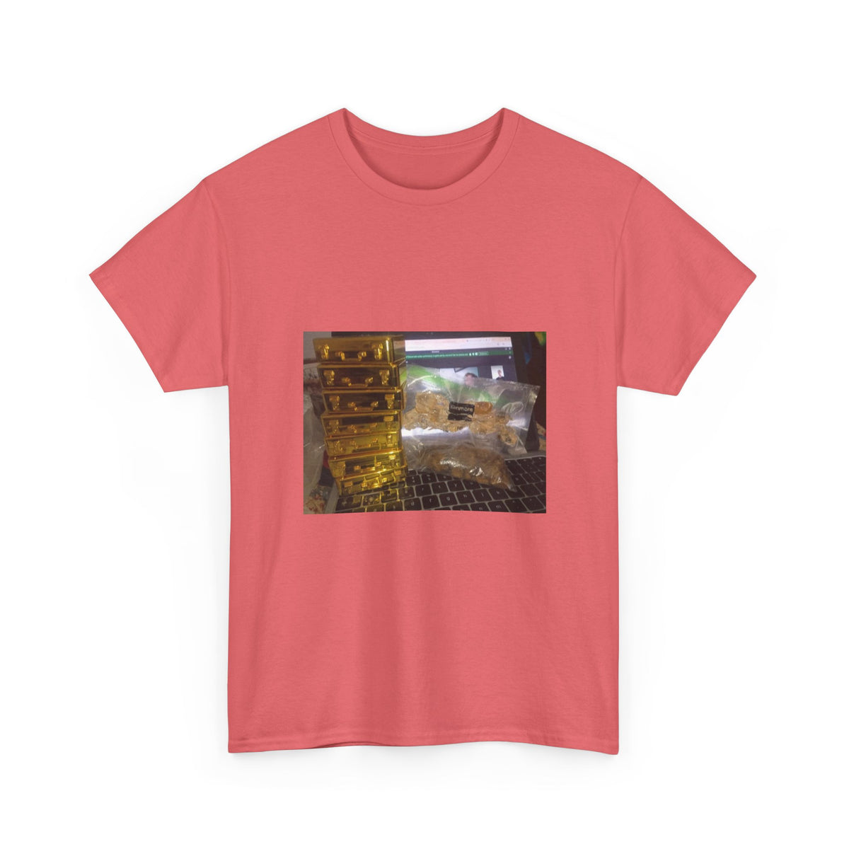 Gold Briefcase Stash Tee