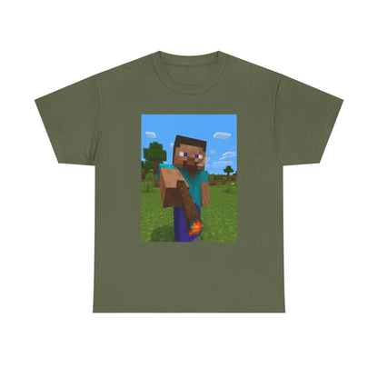 Steve Offering A Lit Blunt Tee
