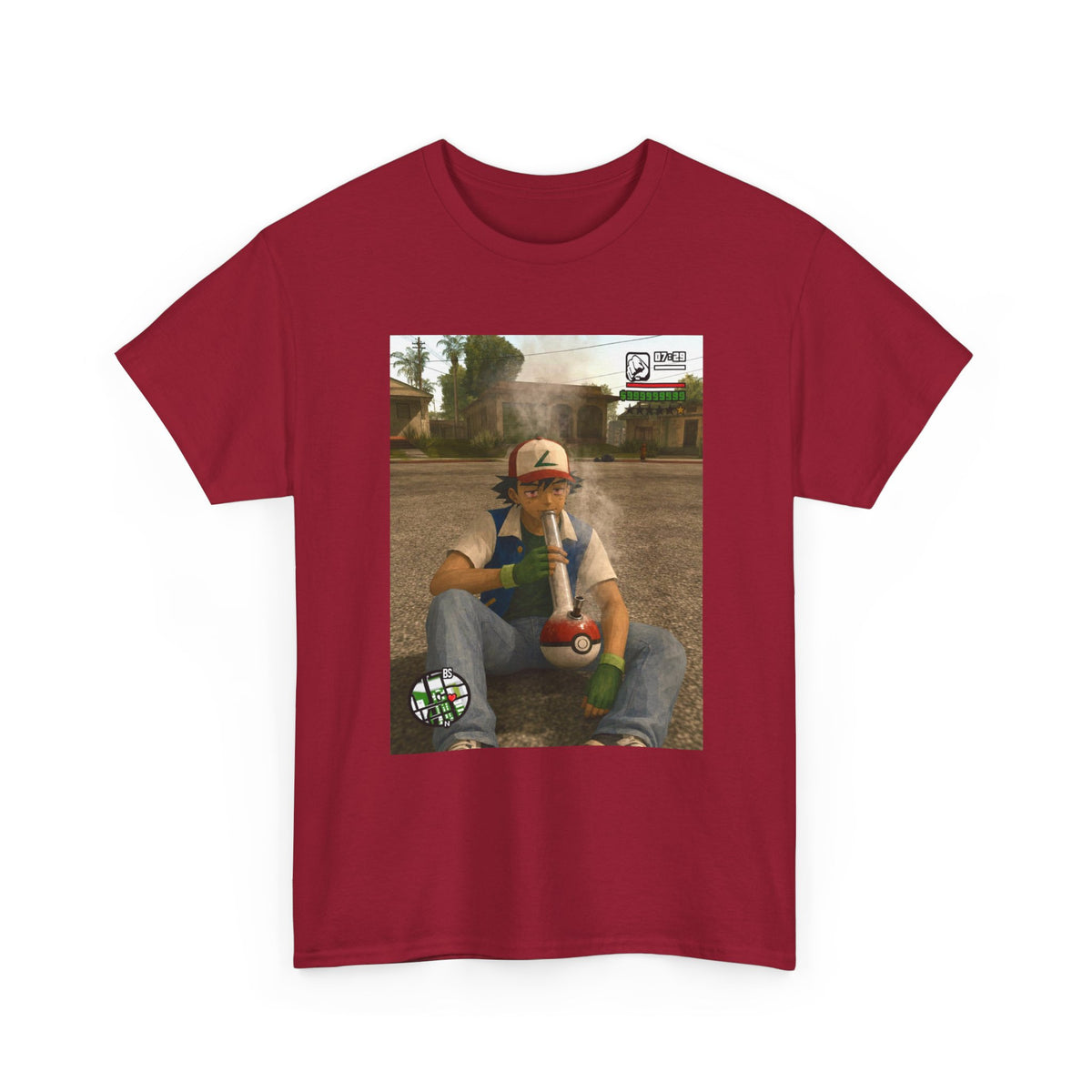 Ash Ketchum Bong Hit Tee
