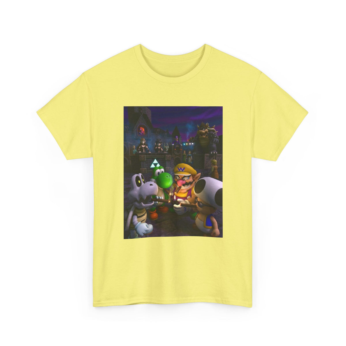 Wario, Yoshi, Toad, Dry Bones Lit Up Tee