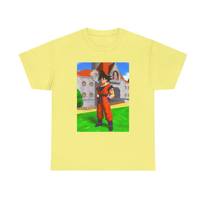 Goku Blazing Outside Peach's Castle Tee