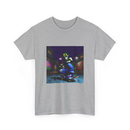 Skater Link Smoking In Neon Alley Tee