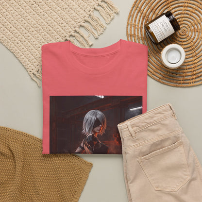 2B Pointing in Fiery Industrial Zone Tee