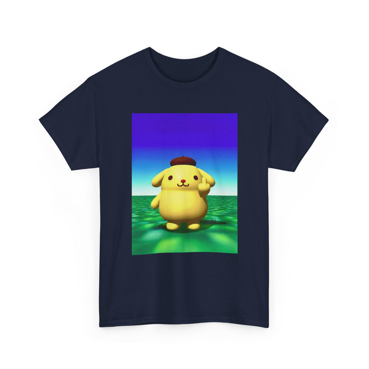 Pompompurin Flipping The Bird Tee