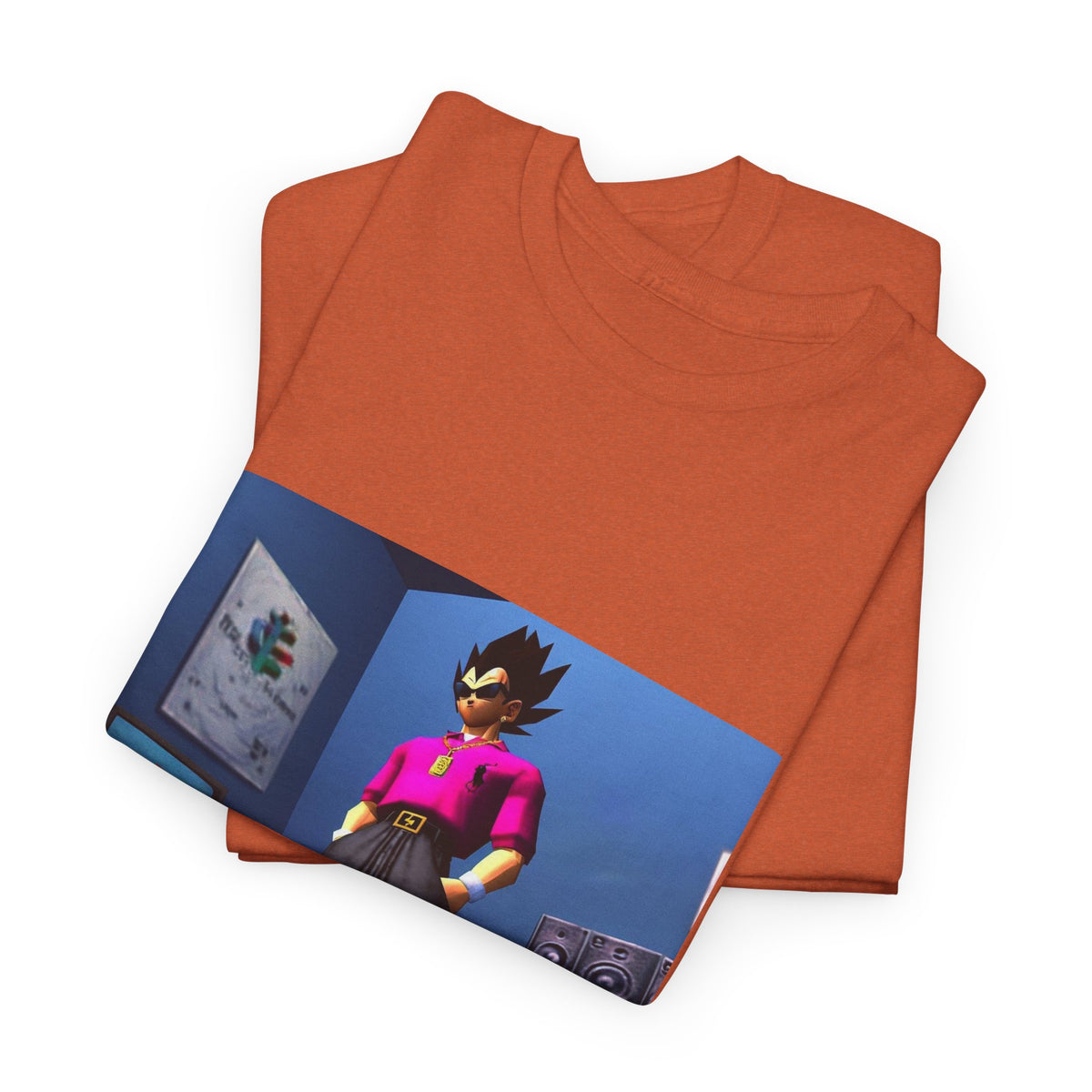 Y2K Vegeta Chilling With PlayStation Tee
