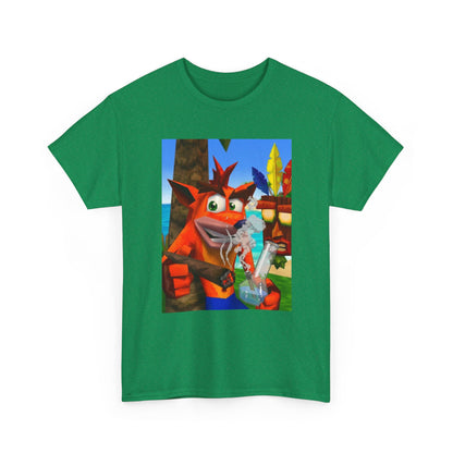 Crash Bandicoot Taking A Hit Tee