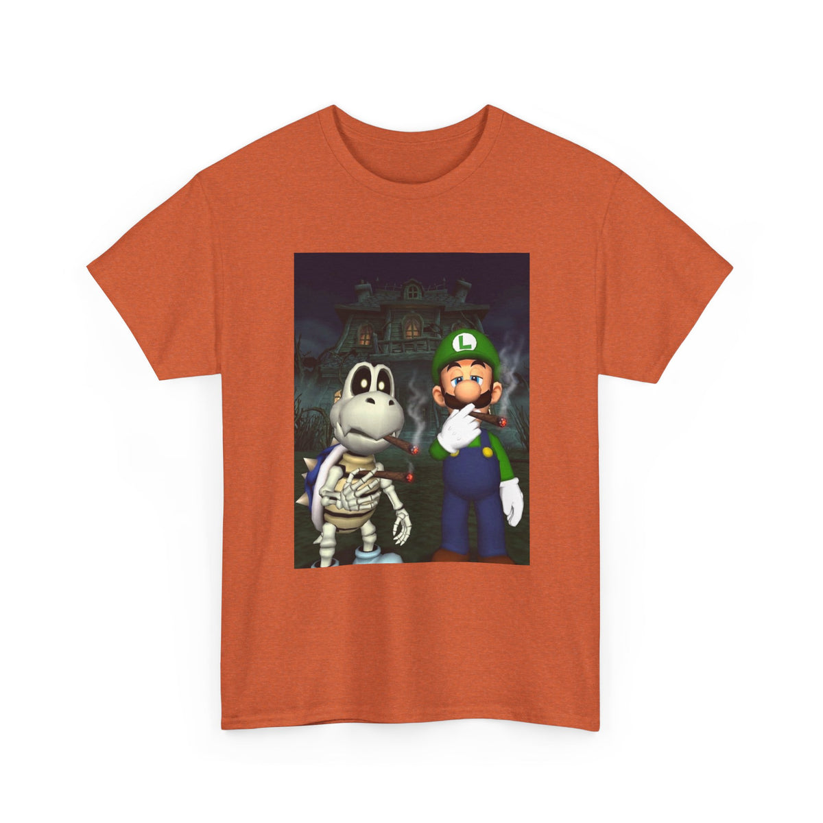 Luigi and Dry Bones Smoking Blunts Tee