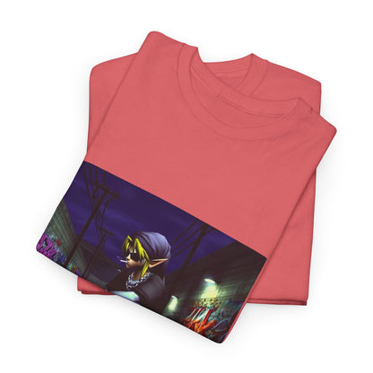 Edgy Link Skater Smoking Alley Tee