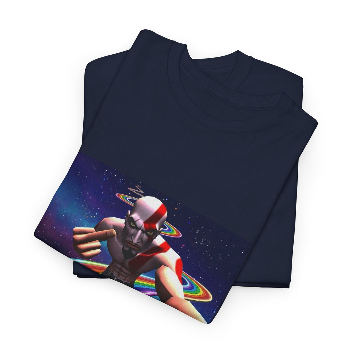 Kratos Flips Off On Rainbow Road