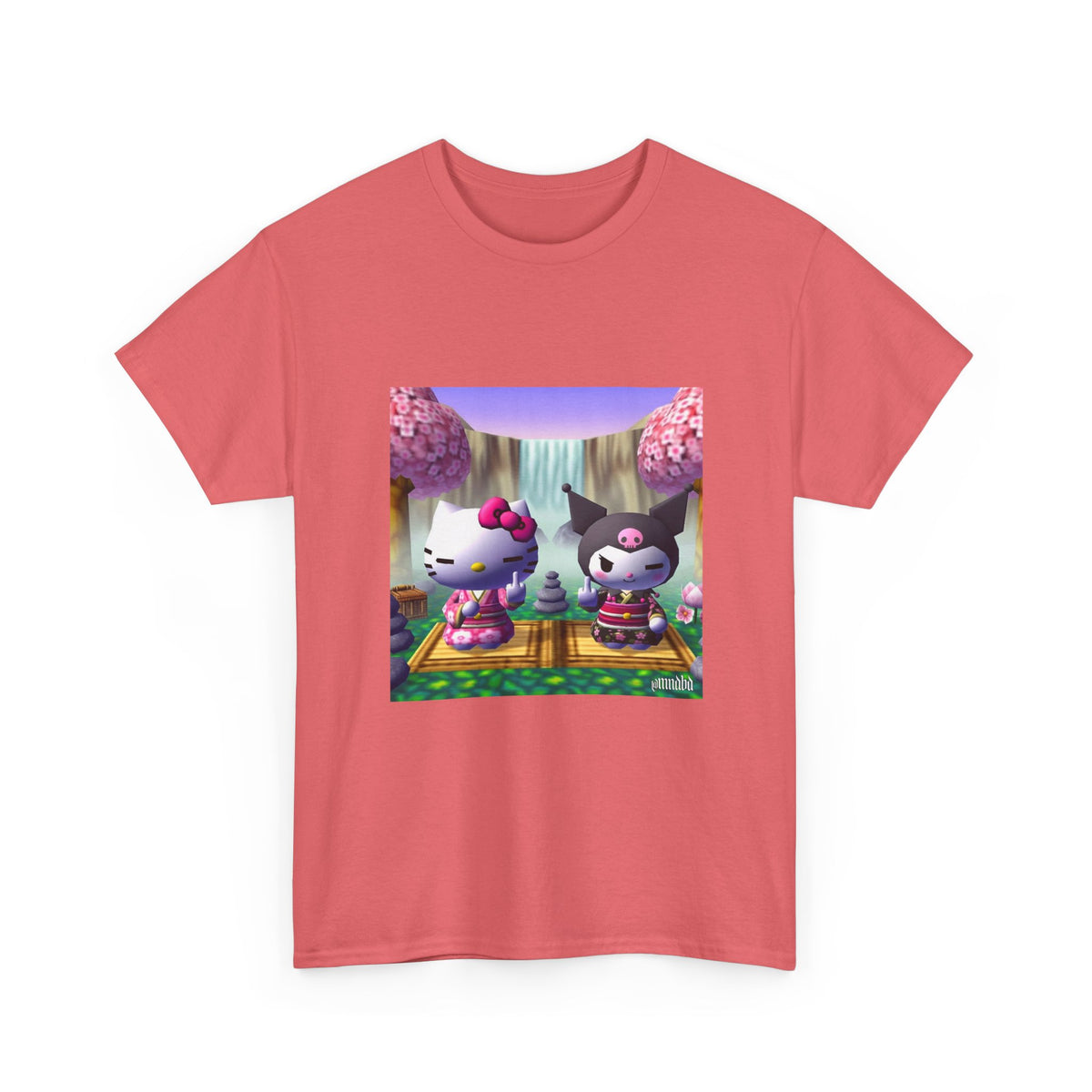 Hello Kitty and Kuromi Giving The Finger Tee