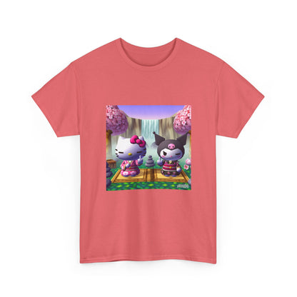 Hello Kitty and Kuromi Giving The Finger Tee