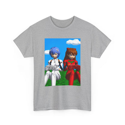 Rei And Asuka Gaming On PSPs Tee